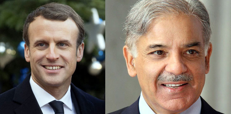 PM Shehbaz Sharif felicitates Macron on re-election as French president