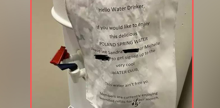 VIRAL: Employer charges workers for drinking water