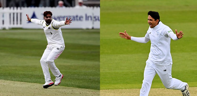 Watch: Mohammad Abbas, Amir star in English county clash