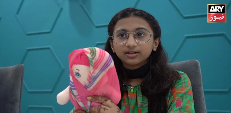 Young activist Emaan Danish designs first eco-friendly doll of Pakistan
