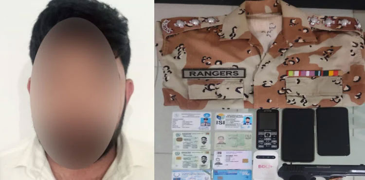 Karachi: Rangers and police apprehend fake intelligence officer