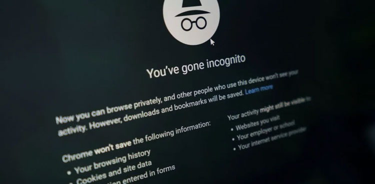 Google 'private browsing' mode not really private
