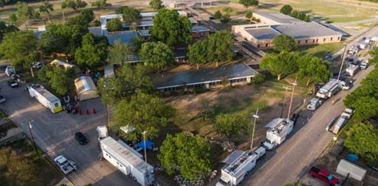 Biden prays in heartbroken Texas school massacre town
