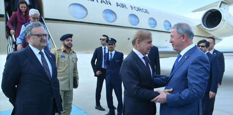 PM Shehbaz lands in Turkey on three-day official visit
