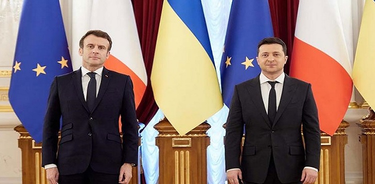 France to step up arms supplies to Ukraine, Macron tells Zelensky