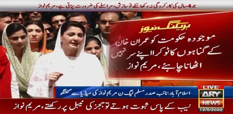 Maryam Nawaz supports demand for immediate general election