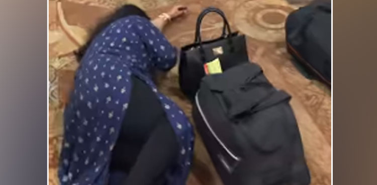 Woman collapses after anxiety attack at airport