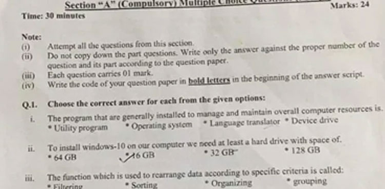 Matric exams: Computer Studies paper leaked on social media in Karachi