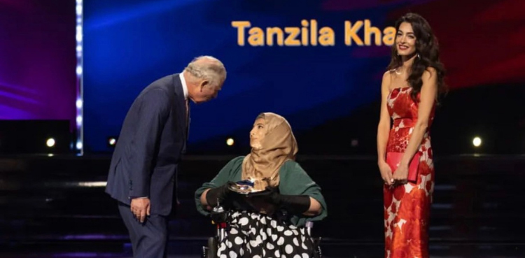 Disability activist Tanzila Khan receives Amal Clooney Women’s Empowerment Award