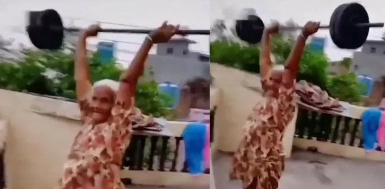 Viral video: Old woman does deadlifts to perfection