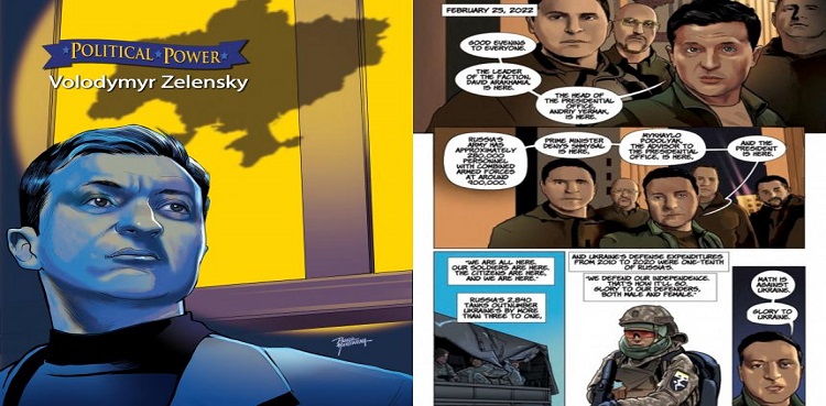 Volodymyr Zelenskiy's life story told in a comic book