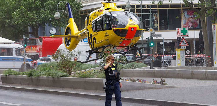 Car drives into a crowd in Berlin, one dead