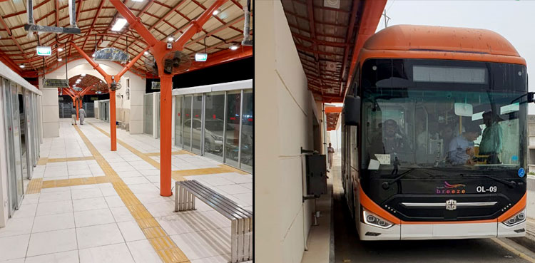 Karachi: Test run of Orange Line BRT begins