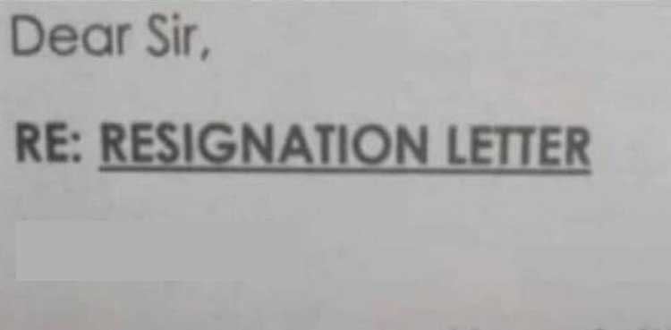 This three-word resignation letter will have you laughing