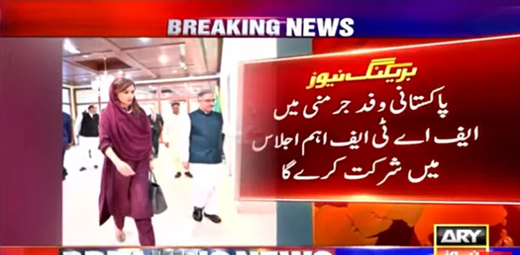 Pakistani delegation leaves for Germany to attend FATF meeting