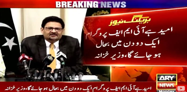Miftah Ismail sees IMF programme's revival within two days