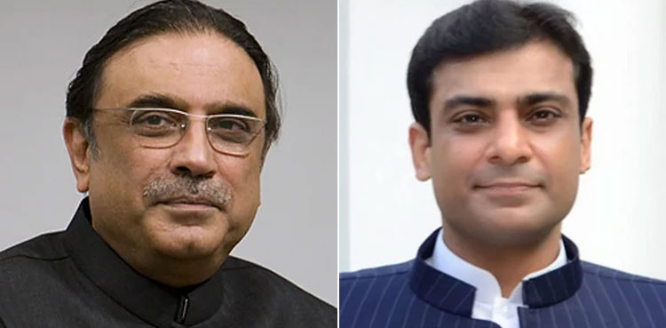 Asif Zardari, CM Hamza agree to jointly contest Punjab by-polls