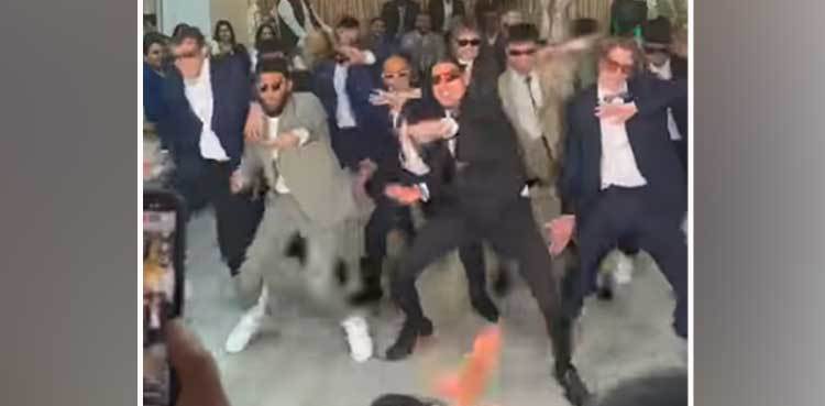 Wedding guests set stage on fire with desi-style dance, video goes viral