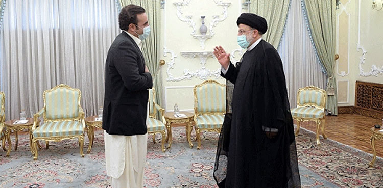 FM Bilawal, Iranian president discuss bilateral ties