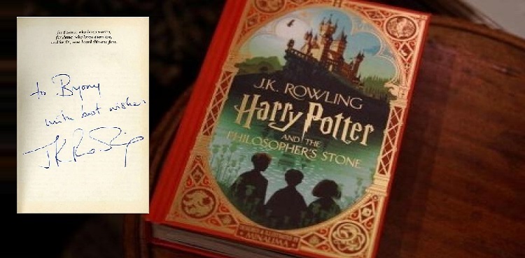 Signed first-edition 'Harry Potter' book to go up for private sale