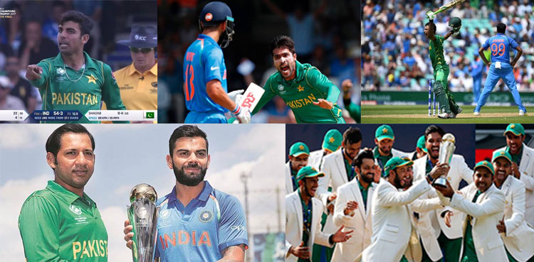 Five years to Pakistan's historic Champions Trophy win against India
