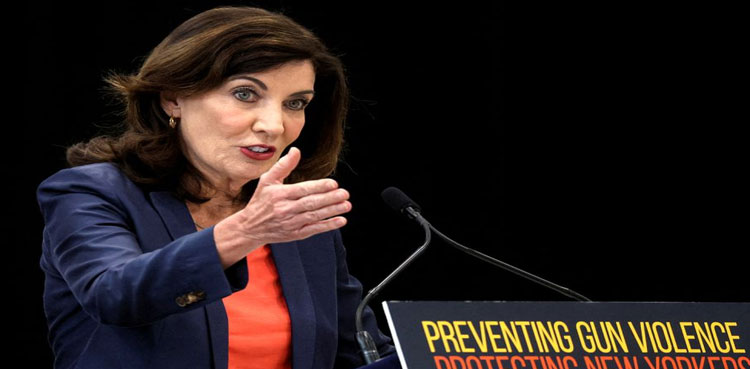 New York governor signs new curbs on guns in wake of mass shootings