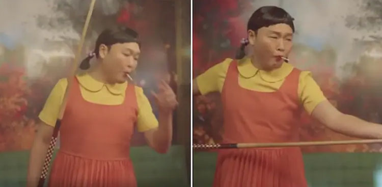 Gangnam Style singer PSY dresses as Squid Game doll, video goes viral