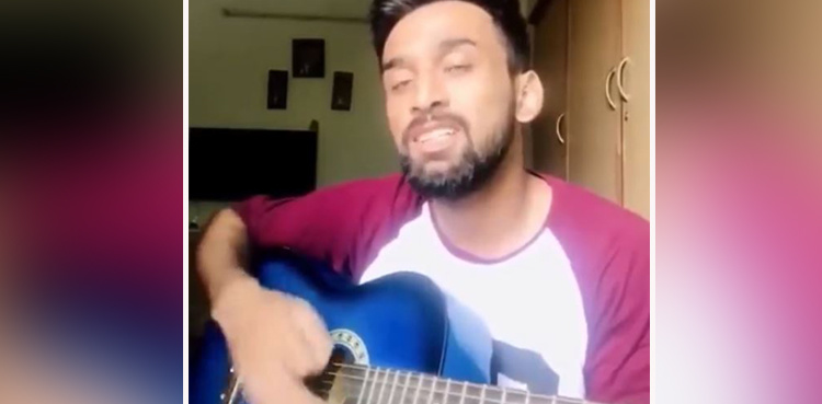 Abdullah Shafique sings 'Aye Khuda'; video goes viral