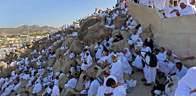 Over one million Hajj pilgrims converge at Arafat as main rituals begin