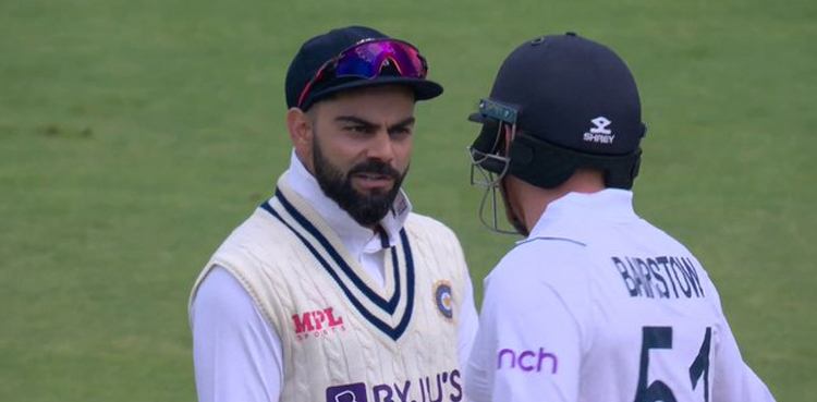 Virat Kohli and Jonny Bairstow's heated exchange goes viral