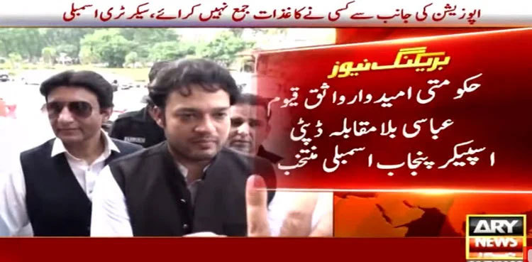 PTI’s Wasiq Qayyum elected PA Deputy Speaker unopposed