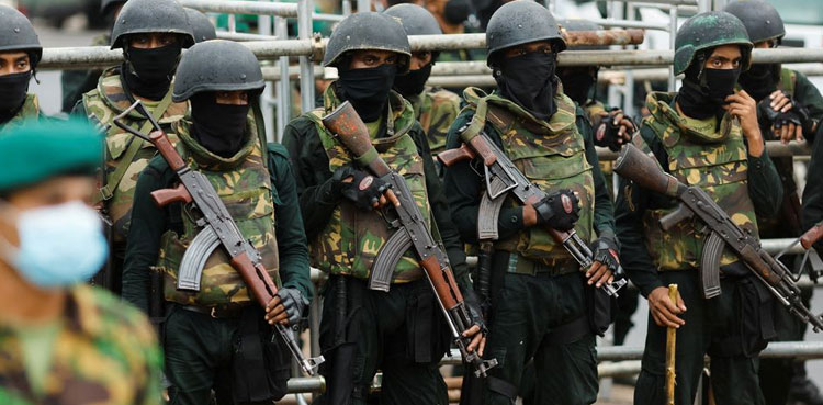 Sri Lankan forces raid anti-government protest camp as new president takes office