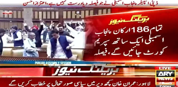 CM Punjab election: PTI, PML-Q to move SC against Dost Mazari's ruling