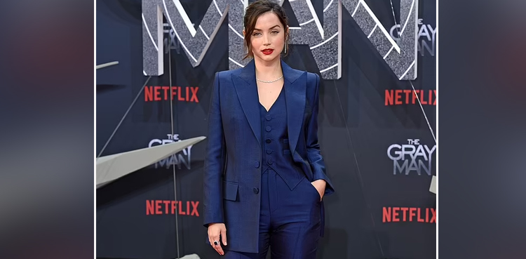 Ana de Armas means business as she stuns in a three-piece suit