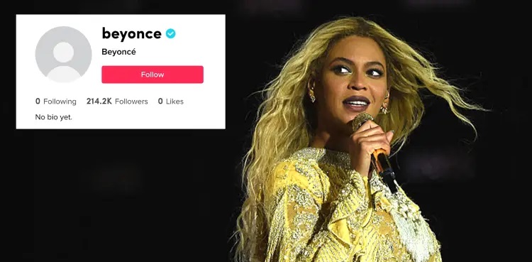 Beyonce makes a smashing debut on TikTok
