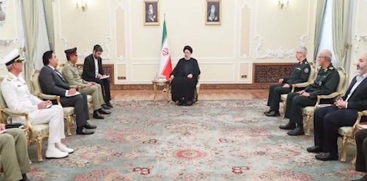 CJCSC General Nadeem Raza calls on Iranian President: ISPR