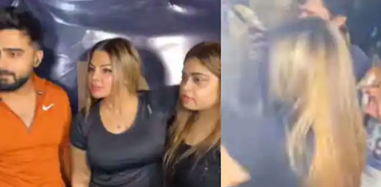 Indian actor Rakhi Sawant beats journalist, video goes viral