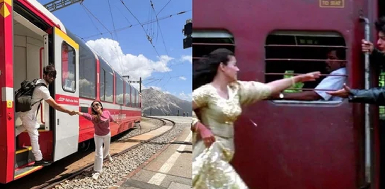 VIRAL: Shahid Kapoor, wife Mira Rajput recreate DDLJ train scene