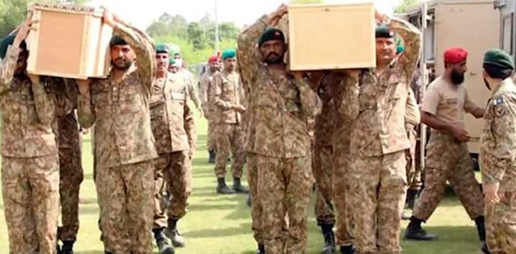 Nine soldiers martyred in AJK road accident: ISPR