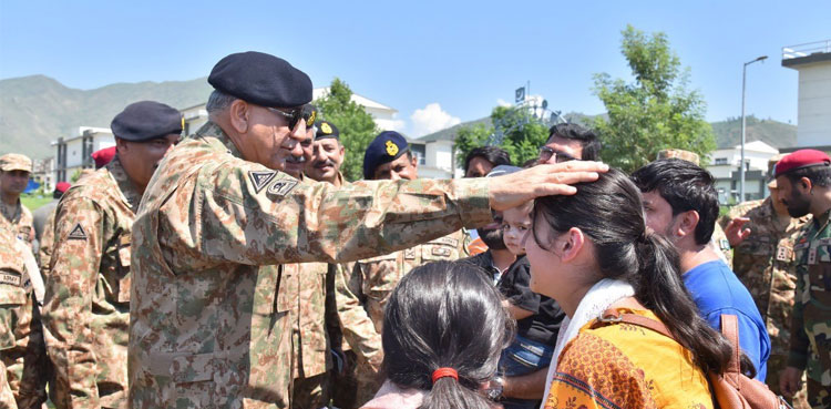 COAS Bajwa visits flood-hit Swat