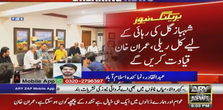 Imran Khan orders legal team to vigorously fight Shahbaz Gill's case