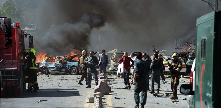 Several killed, wounded in blast near Kabul military airfield: official