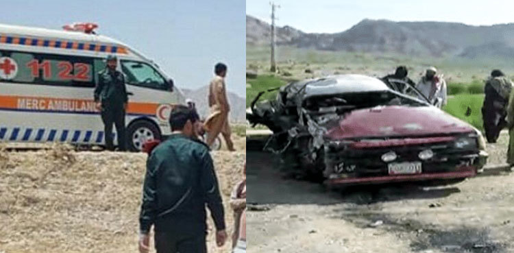 Nine killed, 12 injured in car-van collision in Khuzdar