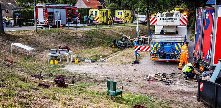 Six dead as truck hits Dutch village barbecue
