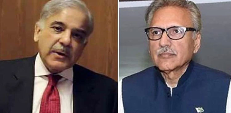President Alvi, PM Shehbaz grieved over martyrdom of army officers