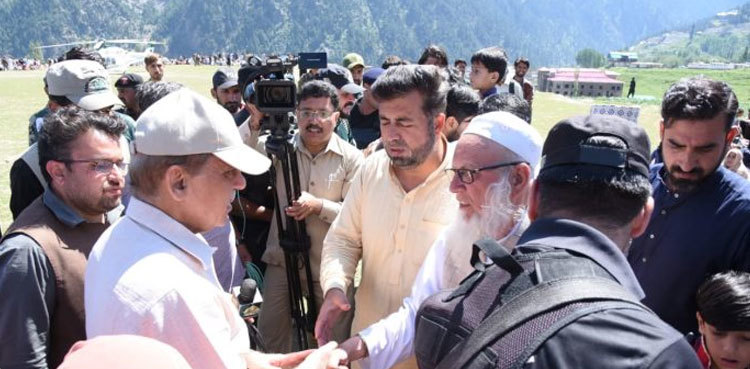 PM Shehbaz Sharif announces Rs10 bln grant for flood-hit KPK