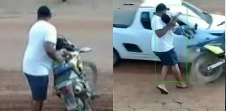 WATCH: Father narrowly saves his child from out-of-control car