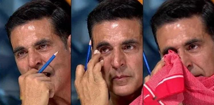 Akshay Kumar tears up during reality show, video goes viral