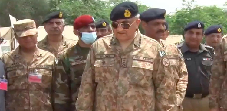 COAS Qamar Bajwa to visit flood-hit areas of Sindh today: ISPR