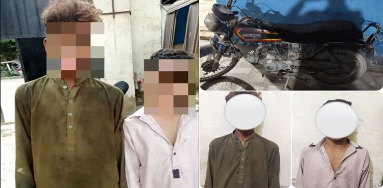 Karachi police nab two underage motorcycle lifters